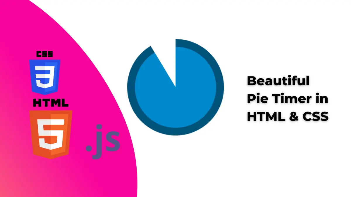 Pie timer in HTML
