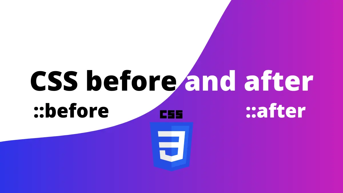 css before and after pseudo elements
