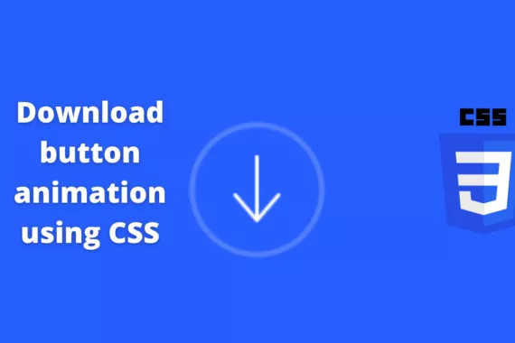 download button animation using CSS