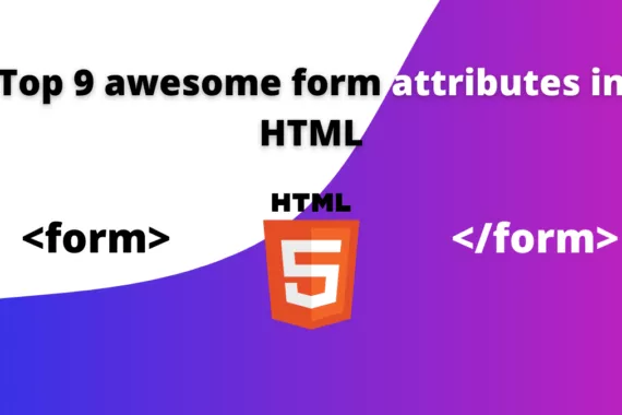 form attributes in html