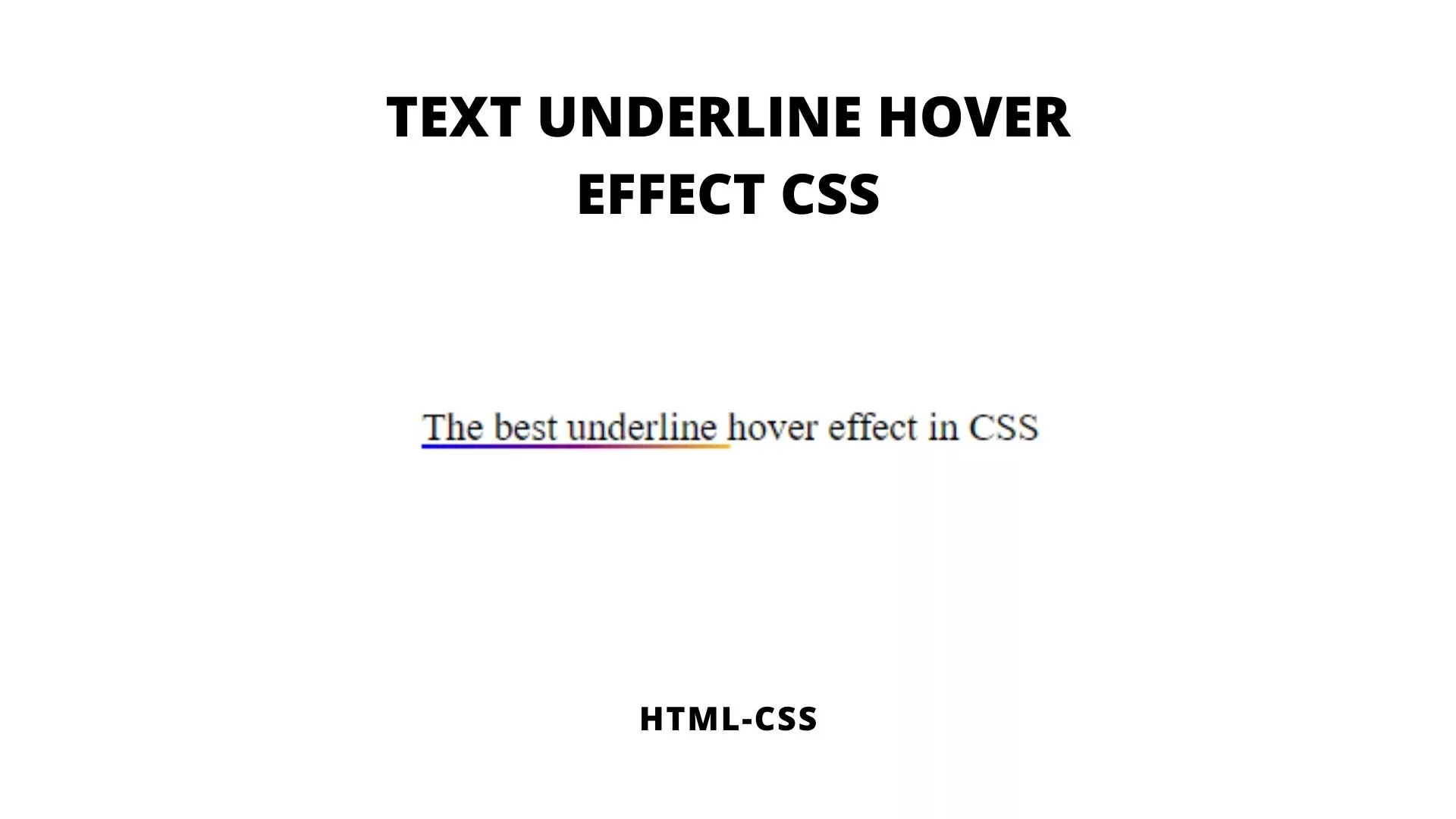 underline hover effect css