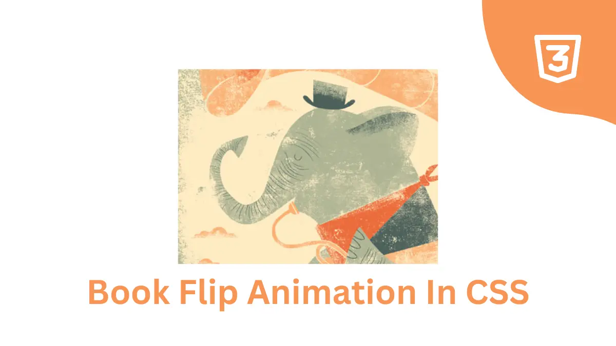 Book Flip animation in CSS