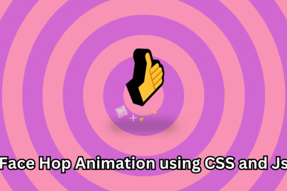 Face Hop animation using CSS and Js