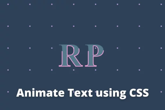 Animated Text using CSS