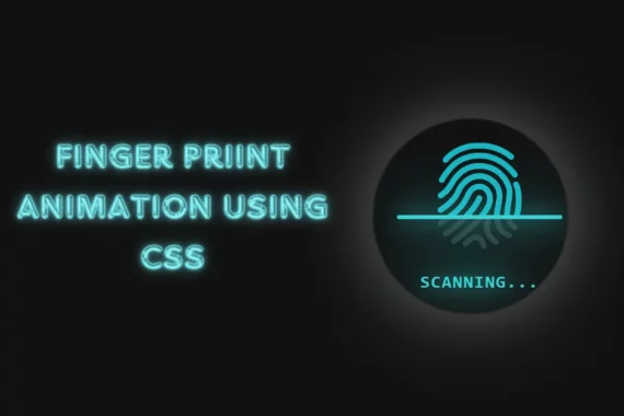 fingerprint scanner using HTML and CSS