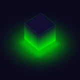 3D Glowing Bouncing Cube using CSS